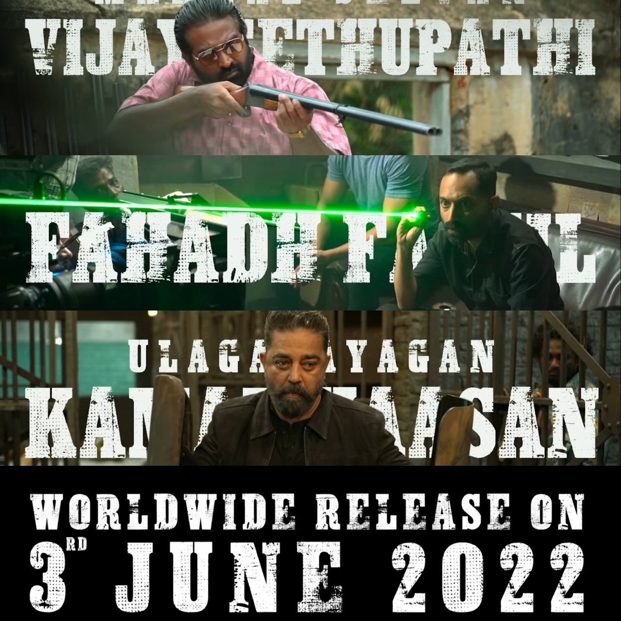 Kamal Haasan Vikram Movie Power Packed Making Video Glimpse