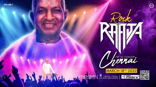 Ilayaraja live concert in Chennai ticket booking opened