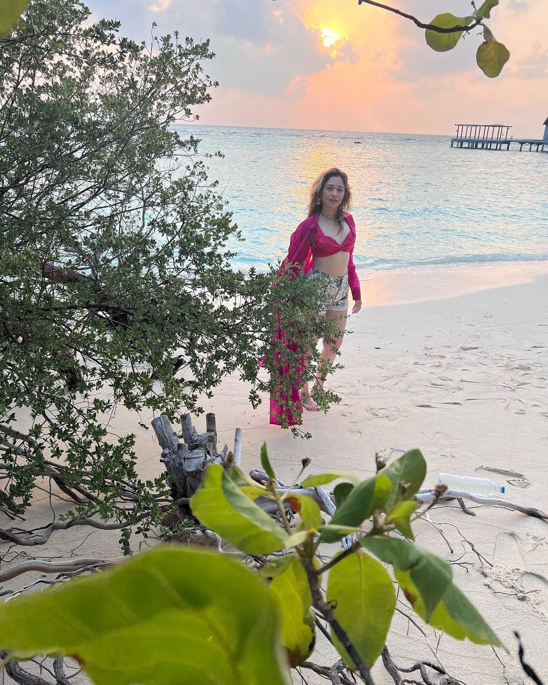 Tamannaah Bhatia Maldives Vacation Bikini Photos