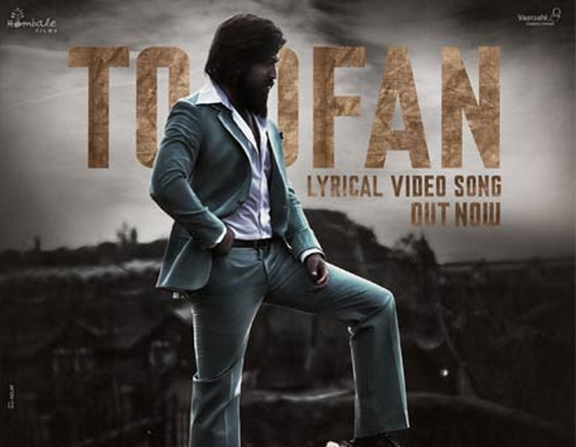 Yash KGF 2 single toofan song in trending 