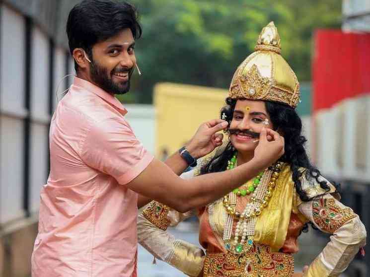 Sivaangi new getup as villu vadivelu in cwc 3 promo 