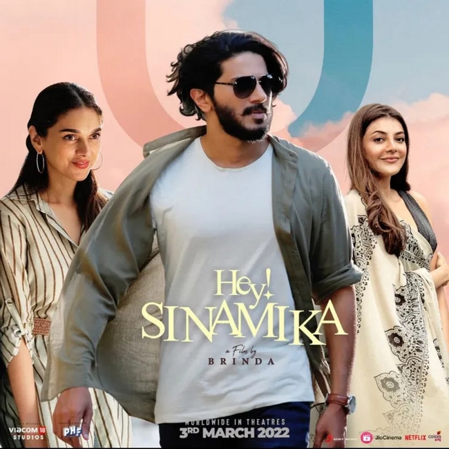 Dulquear kajal agarwal aditi Rao hey sinamika ott release date announced 