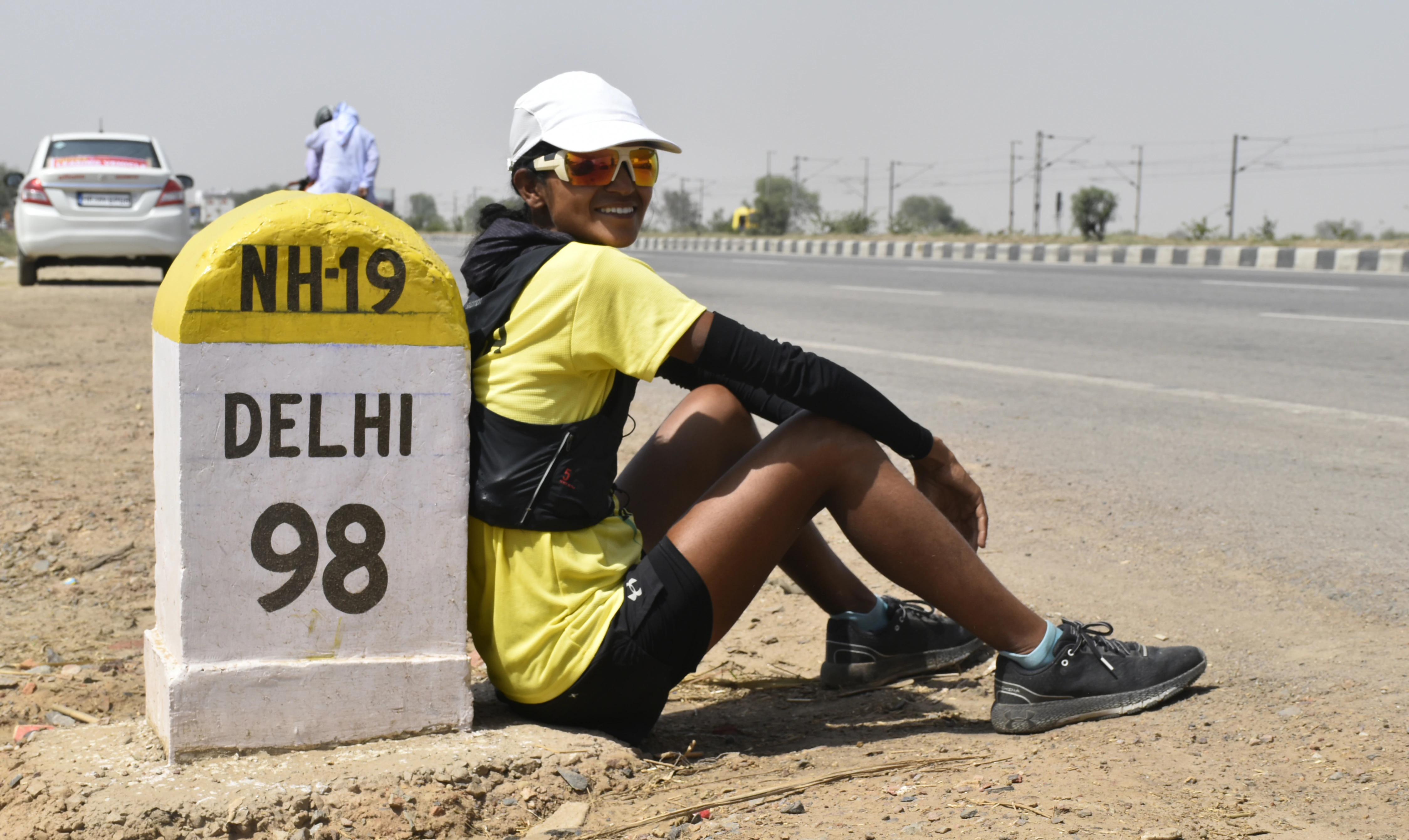 Sufiya khan makes the Guinness record for running 6000 km in 110 days