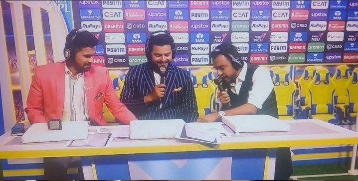 Suresh Raina at Star Sports IPL 2022 Tamil Commentary