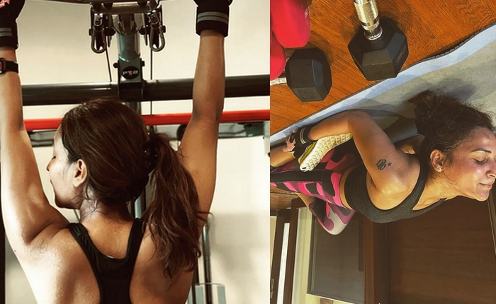 Aishwarya rajinikanth gym workout gym viral photo
