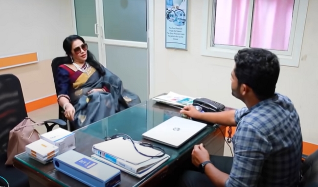 Bigg boss fame Rekha in Bharathi kannamma serial 