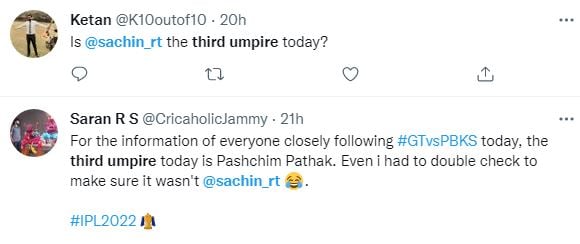 sachin tendulkar as third umpire fans questions and react