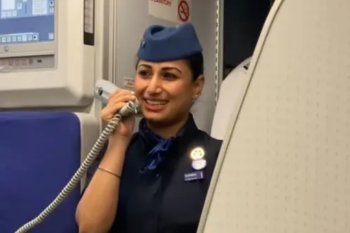 IndiGo air hostess tearful farewell speech goes viral