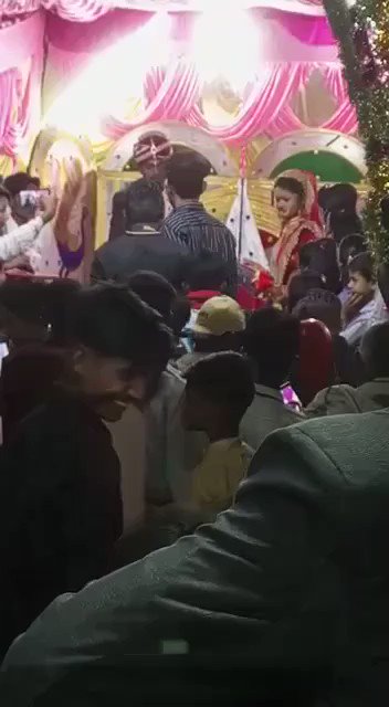 bride slaps groom twice in marriage family members shocked