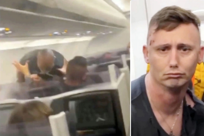 Mike taison clash with a man In flight viral incident