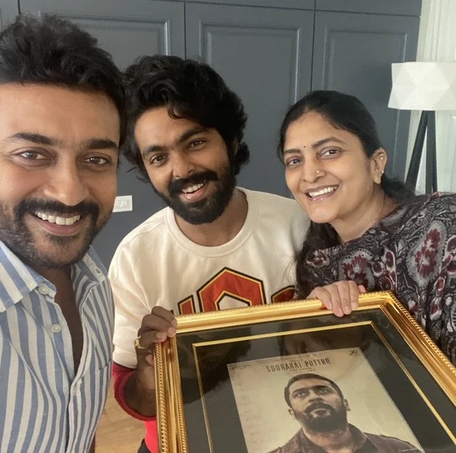 G V prakash composing music for soorarai potru remake 