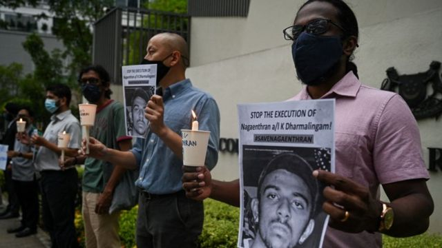 Singapore executes Nagendran Dharmalingam on drugs charges