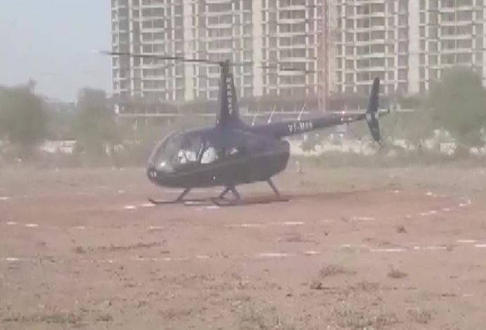 Pune hires helicopter to bring new born grand daughter home