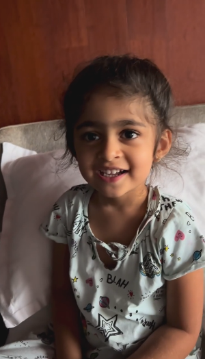 Daughter of Actor Yash cute video goes viral
