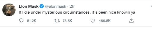 Elon Musk latest Tweet goes viral in Social Media