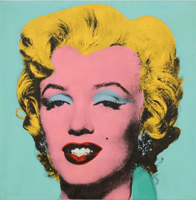 Shot Sage Blue Marilyn Portrait Sold 195 million USD