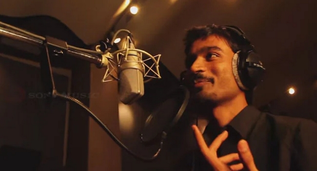 Dhanush sang a song in prabhu deva jalsa movie 