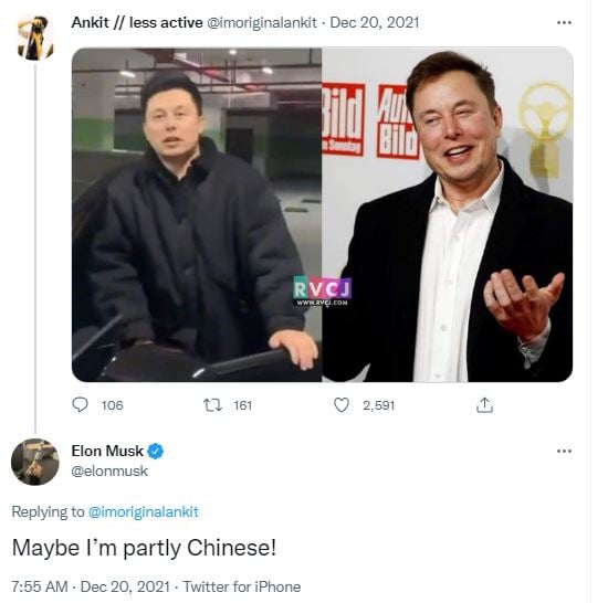 Elon Musk wants to meet his Chinese lookalike
