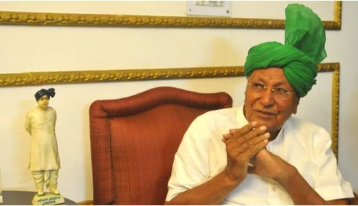former Haryana CM OP Chautala as he passes Class 10 at 87