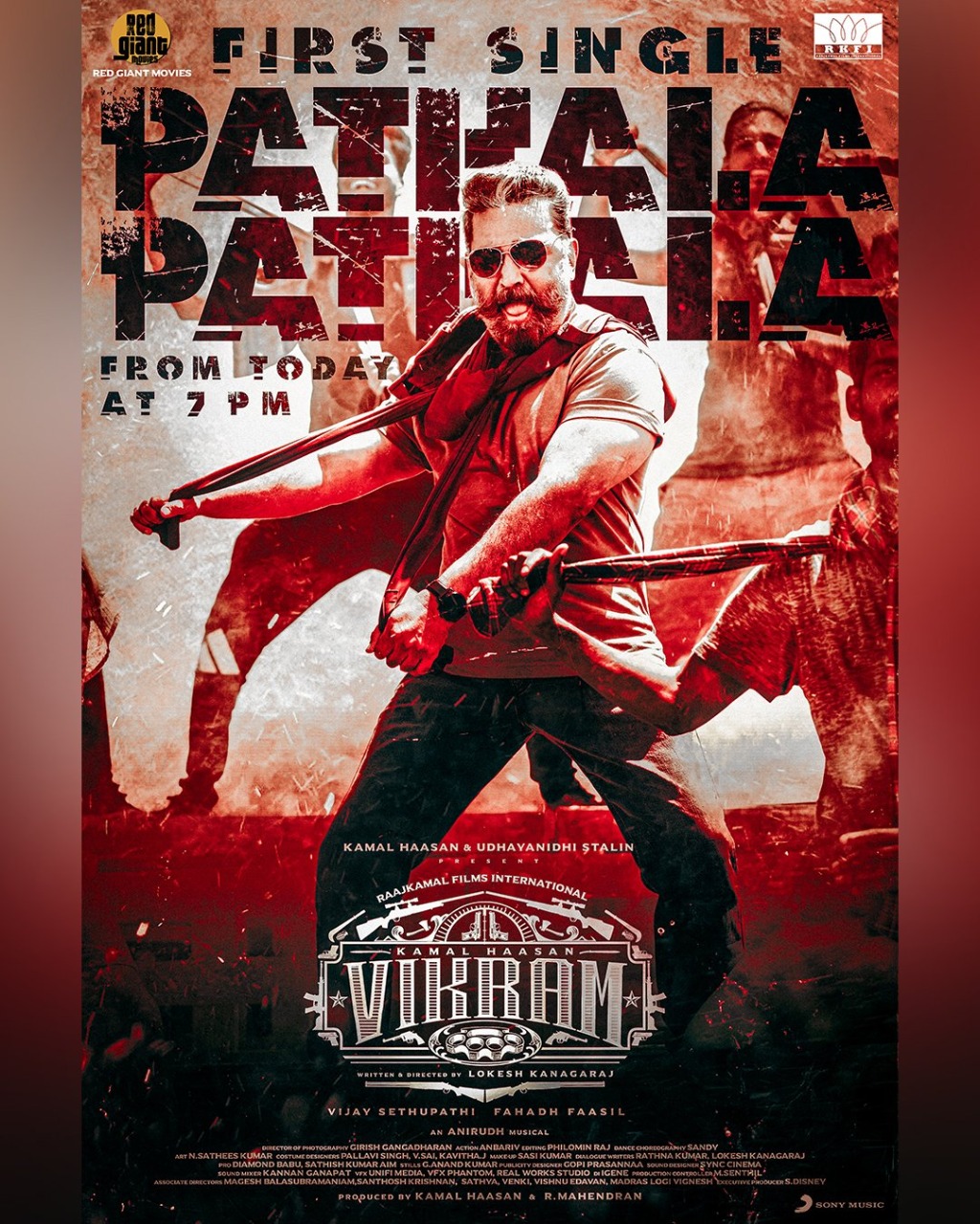 Kamal Haasan Lokesh Kanagaraj Vikram Movie New Poster Released