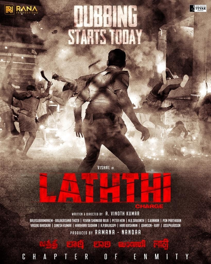 Vishal pan india laththi movie dubbing work started
