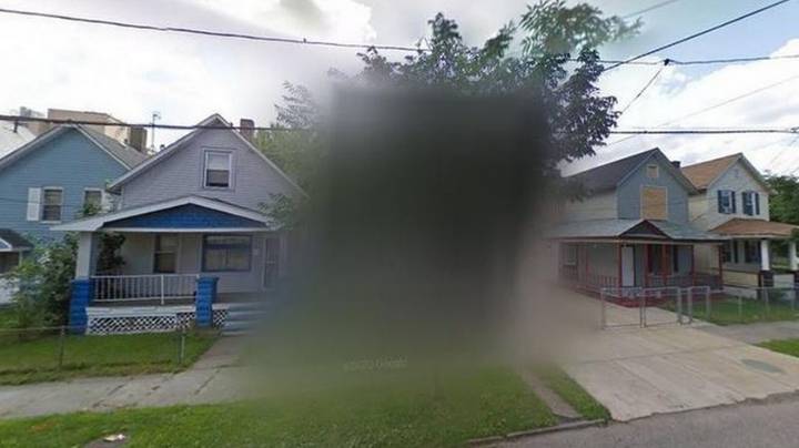 Viral USA House shown blurre in Google Maps USA