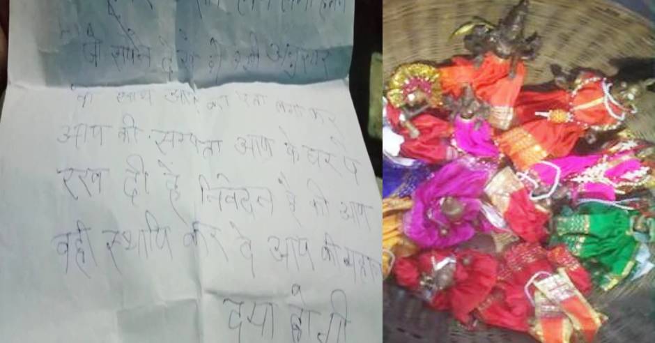 Thieves return idols stolen from temple after scary dreams