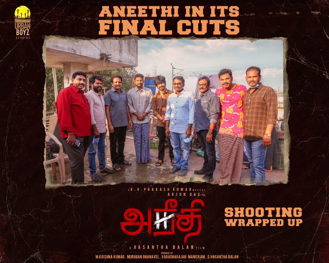 Arjun Das Dushara Aneethi Movie Shooting Wrapped Latest Update