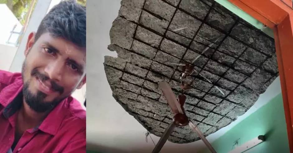 Man dies after house roof collapses in Coimbatore
