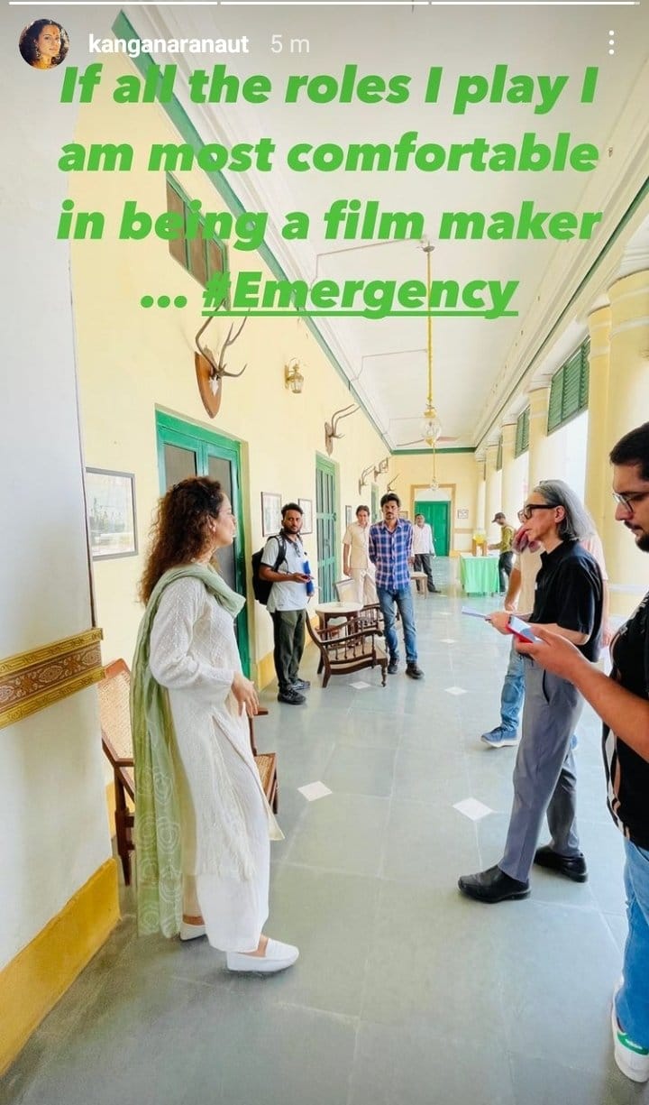 Actress Kangana Ranaut begins work on next film emergency