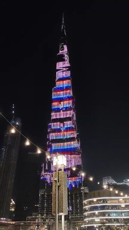 Kamal Haasan Vikram Movie Glimpse Video on Burj Khalifa