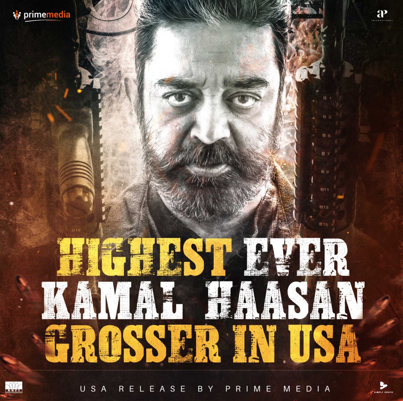 Kamal Vikram Movie USA Box Office Collection 1.5 Million USD