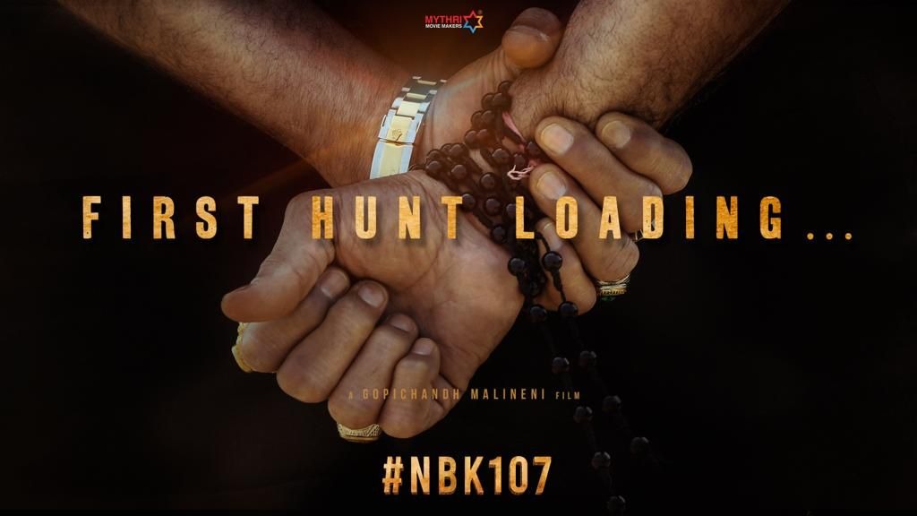 Nandamuri Balakrishna Shruthi Haasan Mythri Movie Makers NBK107 First Hunt Loading