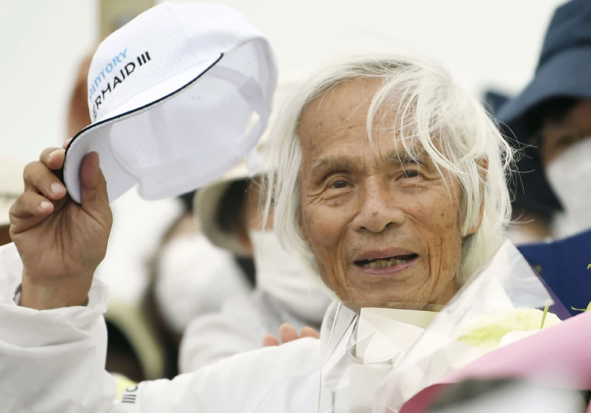 83 year old Japanese man crosses Pacific Ocean solo