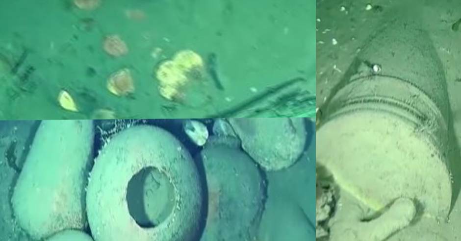 Discovery of gold treasure under the sea in Colombia