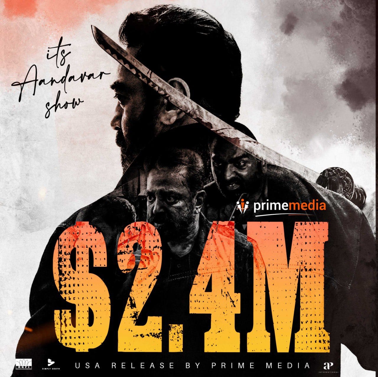 Vikram Movie USA Box Office Collection 2.5 Million USD