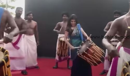 kerala young girl playing chenda melam becomes viral 