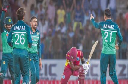 Babar Azam illegal fielding cost Pakistan 5 penalty runs WI ODI
