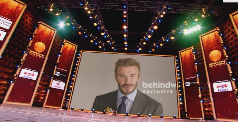 Behindwoods honour David Beckham with Gold Medal award BGM 2022