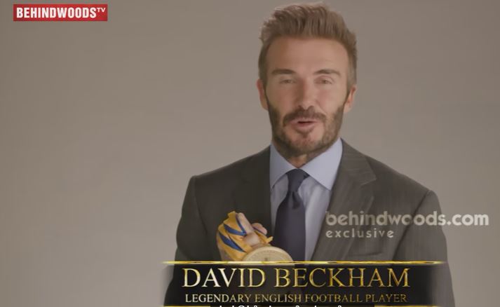 Behindwoods Gold Medal Award David Beckham BGM 2022