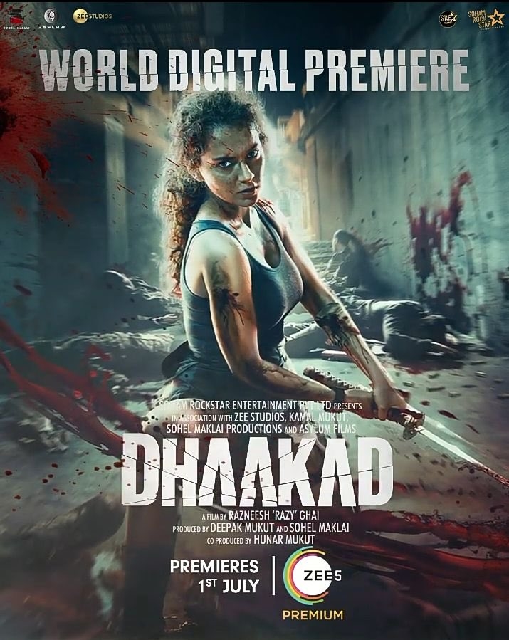 Kangana Ranaut latest movie Dhaakad OTT premiere