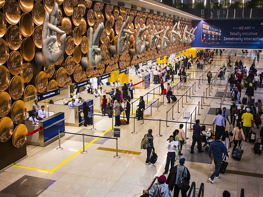 Delhi airport doubt on woman kurta buttons found unwanted things