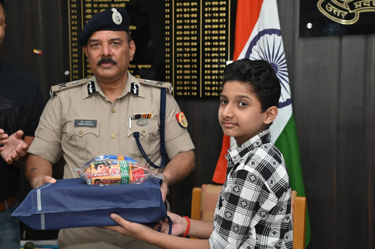 Kid from Uttar Pradesh made Prayagraj police ADG for a day