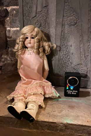 Man says 119 year old haunted doll blinks and gives people chest pains