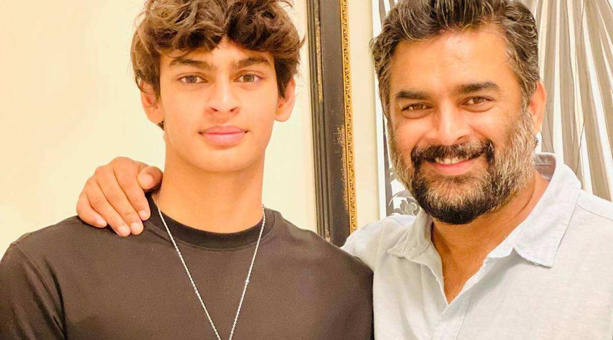Actor Madhavan shares video about his son record breaking swimming