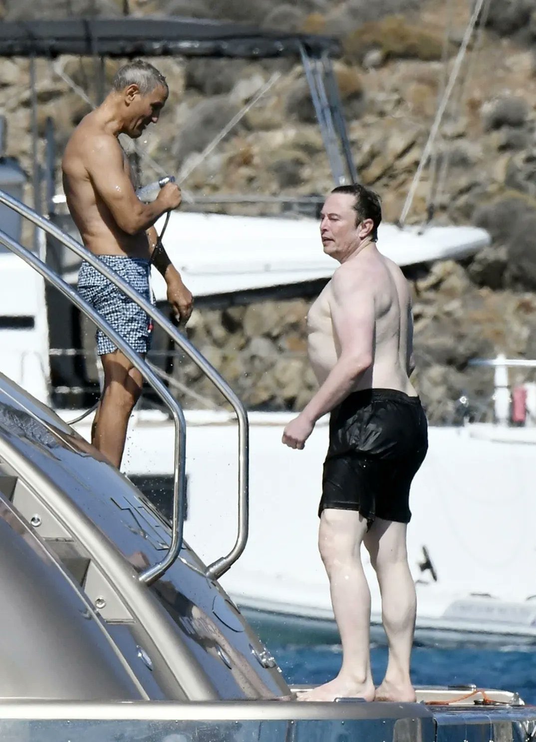 Elon musk shirtless pic from greece gone viral 