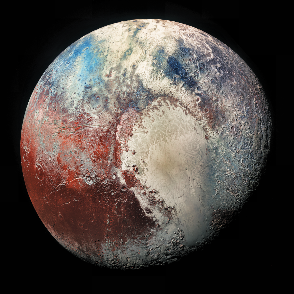 NASA Shares Stunning Rainbow Coloured Image Of Pluto