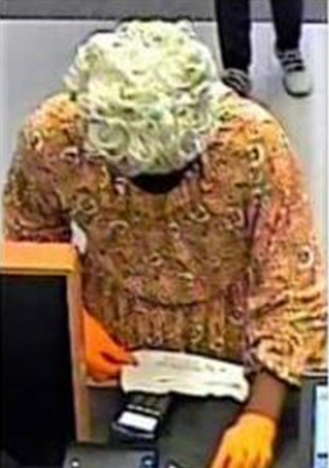Man dressed as elderly woman robs bank in US