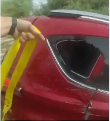 Cops save woman stuck inside car amid Arizona floods