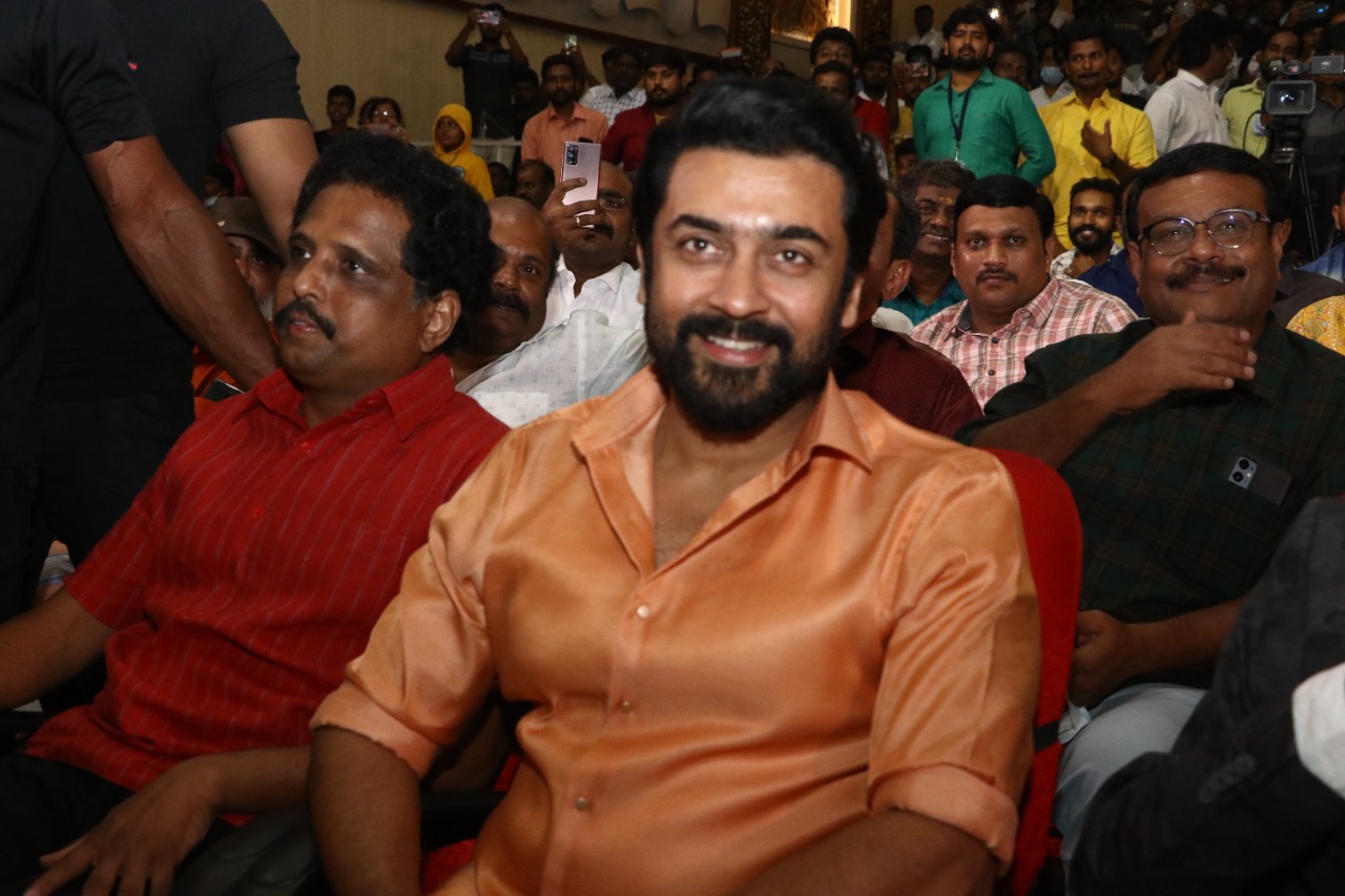 surya update about his work with mp and writer venkatesan